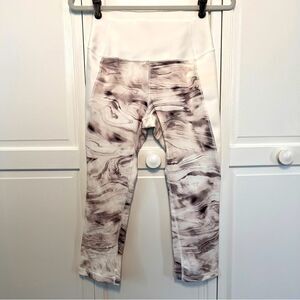 GAP GapFit Sculpt Compression Blackout Technology Marbled Leggings size Medium